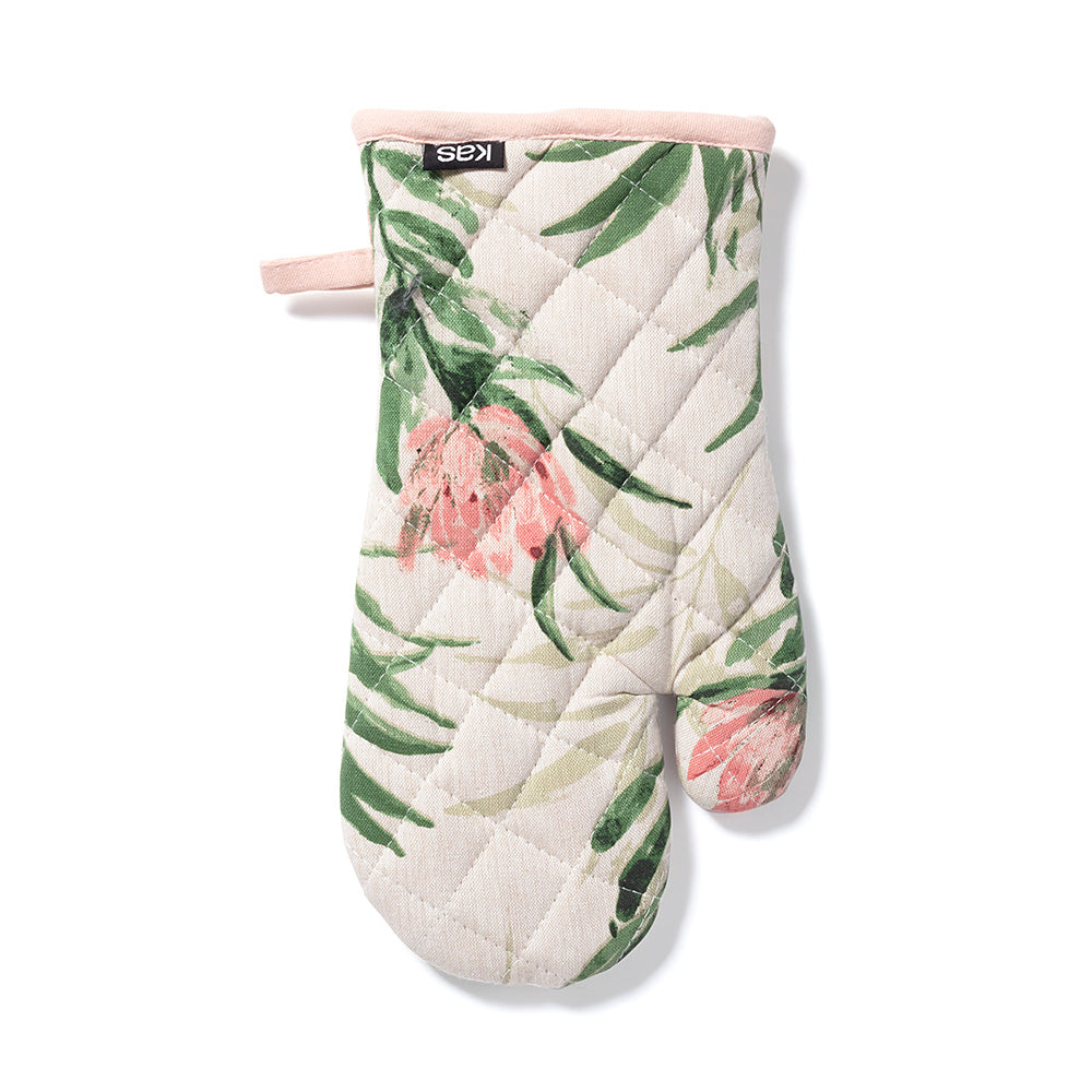Anusa Oven Mitt Set NAPERY KAS AUSTRALIA Multi Pair 18x33cm, Set of 2