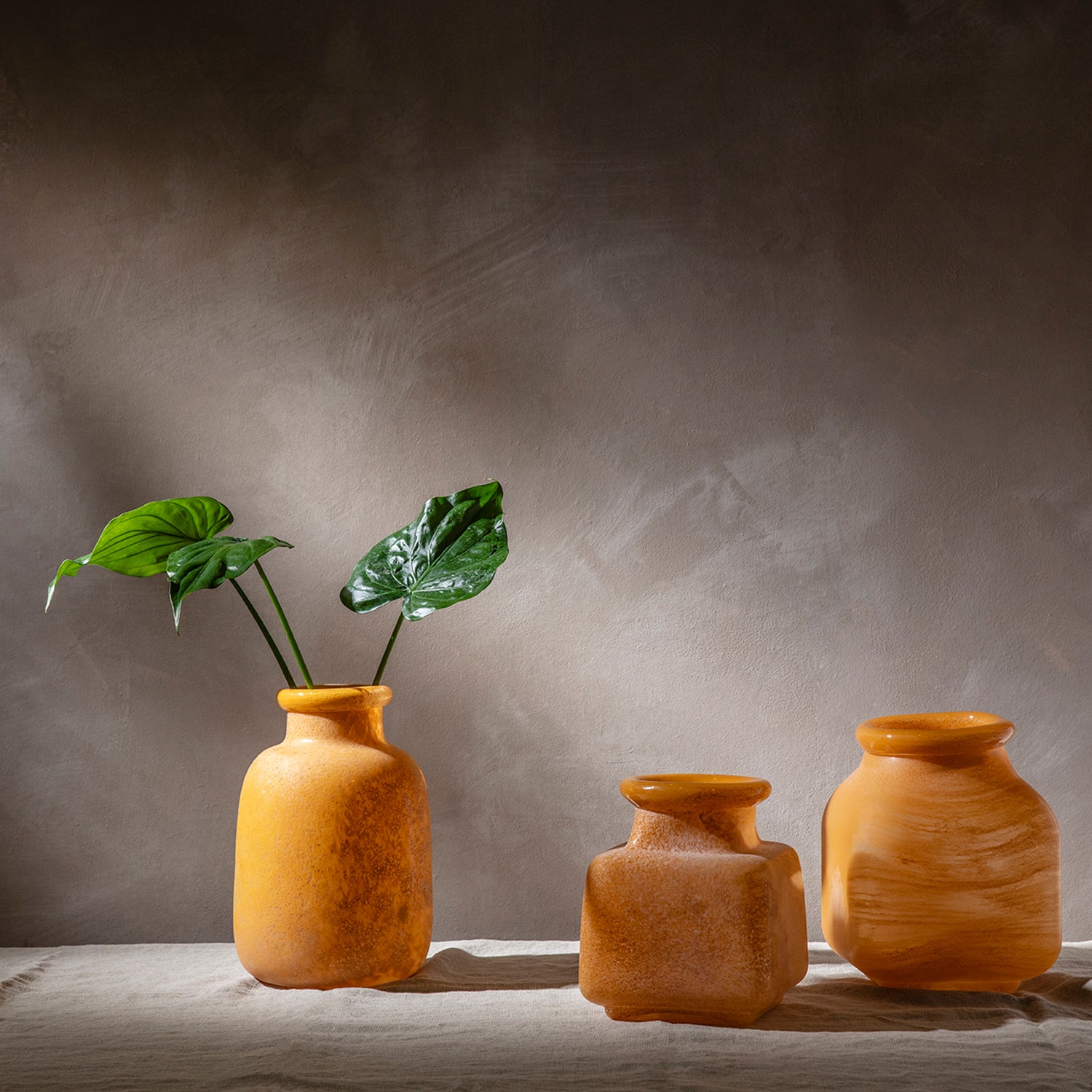 Byron Small Square Vase DECORATOR BEN DAVID BY KAS