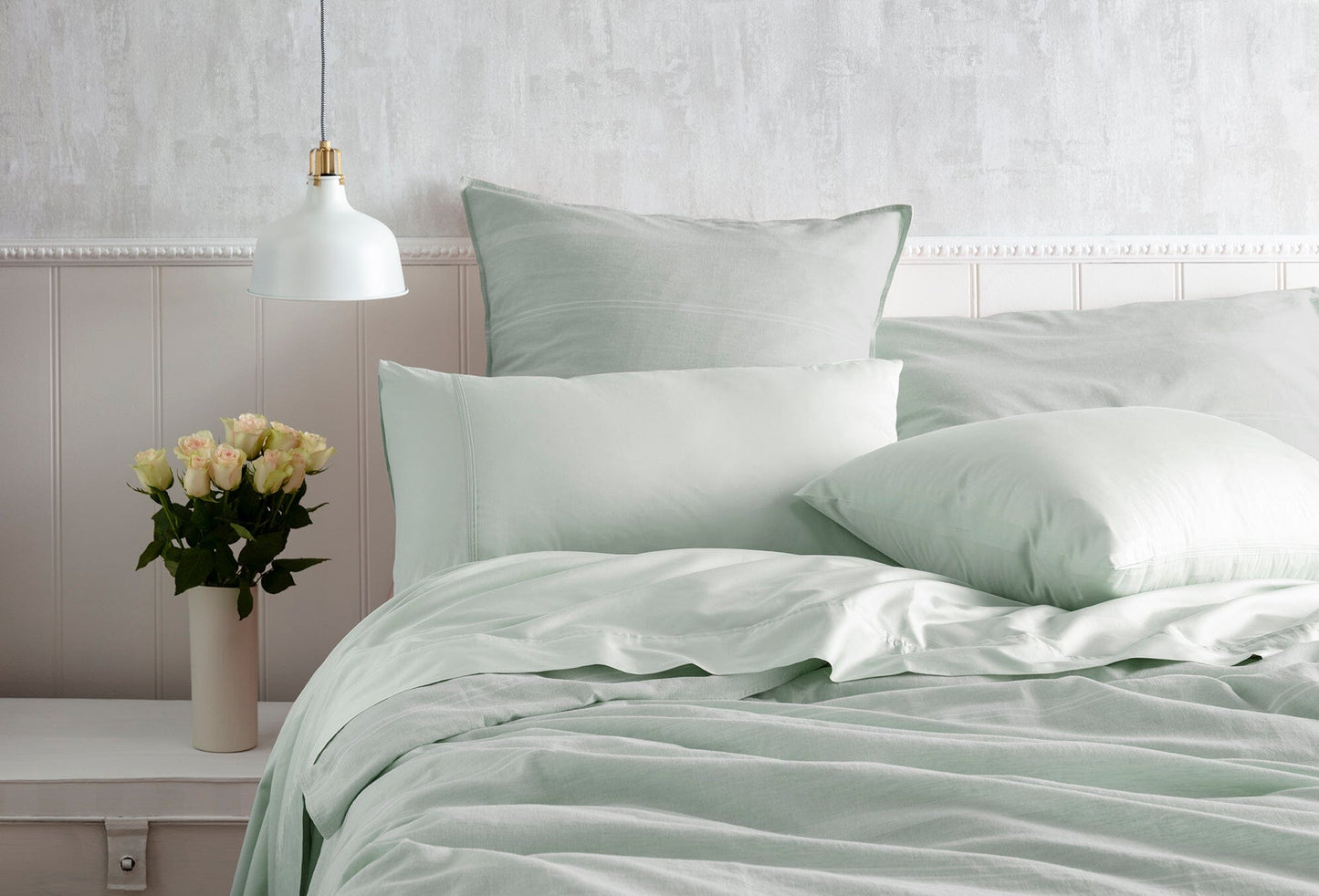 Kas Sage Sheet Set SHEET SET KAS AUSTRALIA