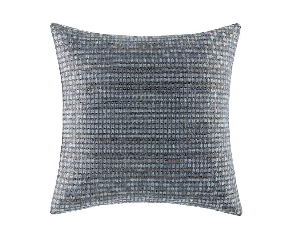 Anwar Euro Pillowcase EURO PILLOWCASE KAS AUSTRALIA Charcoal Square 65x65cm