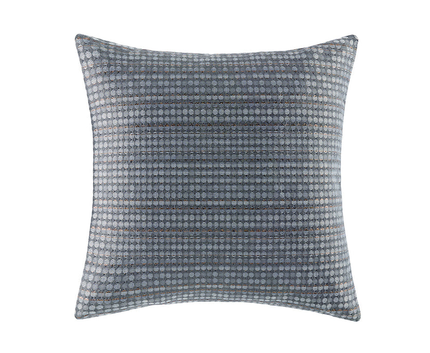 Anwar Euro Pillowcase EURO PILLOWCASE KAS AUSTRALIA Charcoal Square 65x65cm
