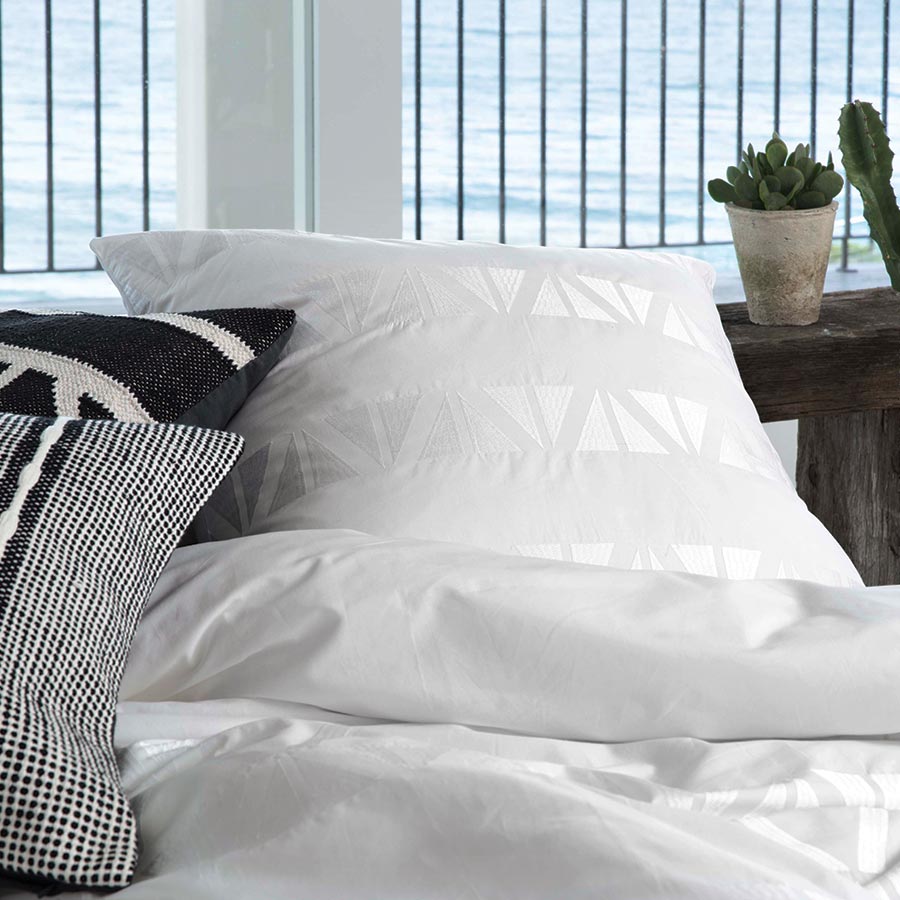 Zuma Euro Pillowcase EURO PILLOWCASE KAS WHITE