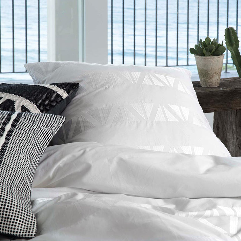 Zuma Euro Pillowcase EURO PILLOWCASE KAS WHITE
