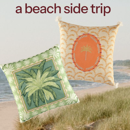 Beach side cushions