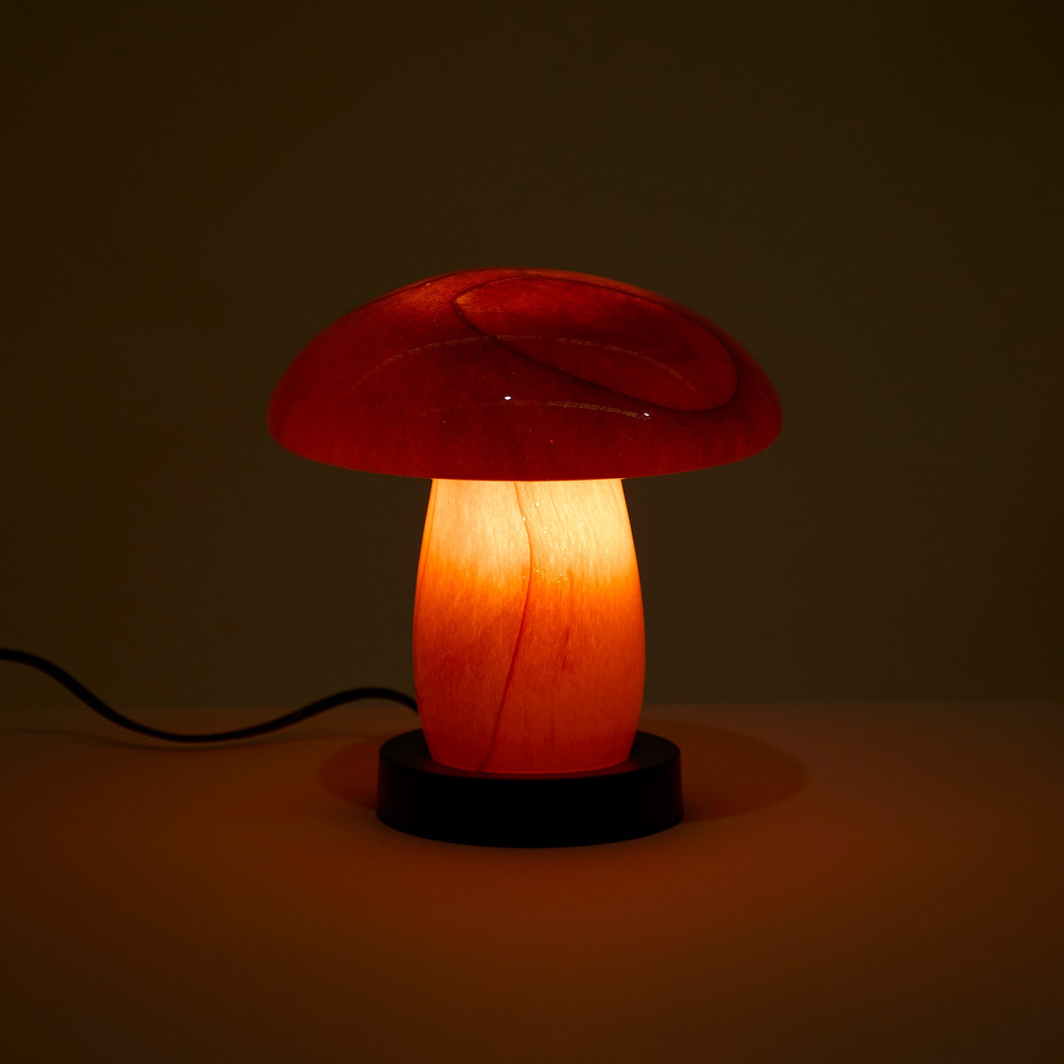 Mushroom Spots Lilac Lamp