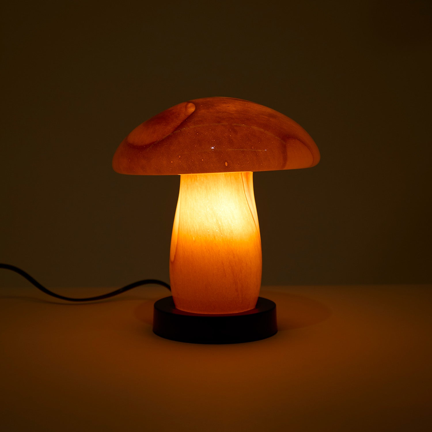 Mushroom Spots Melon Lamp