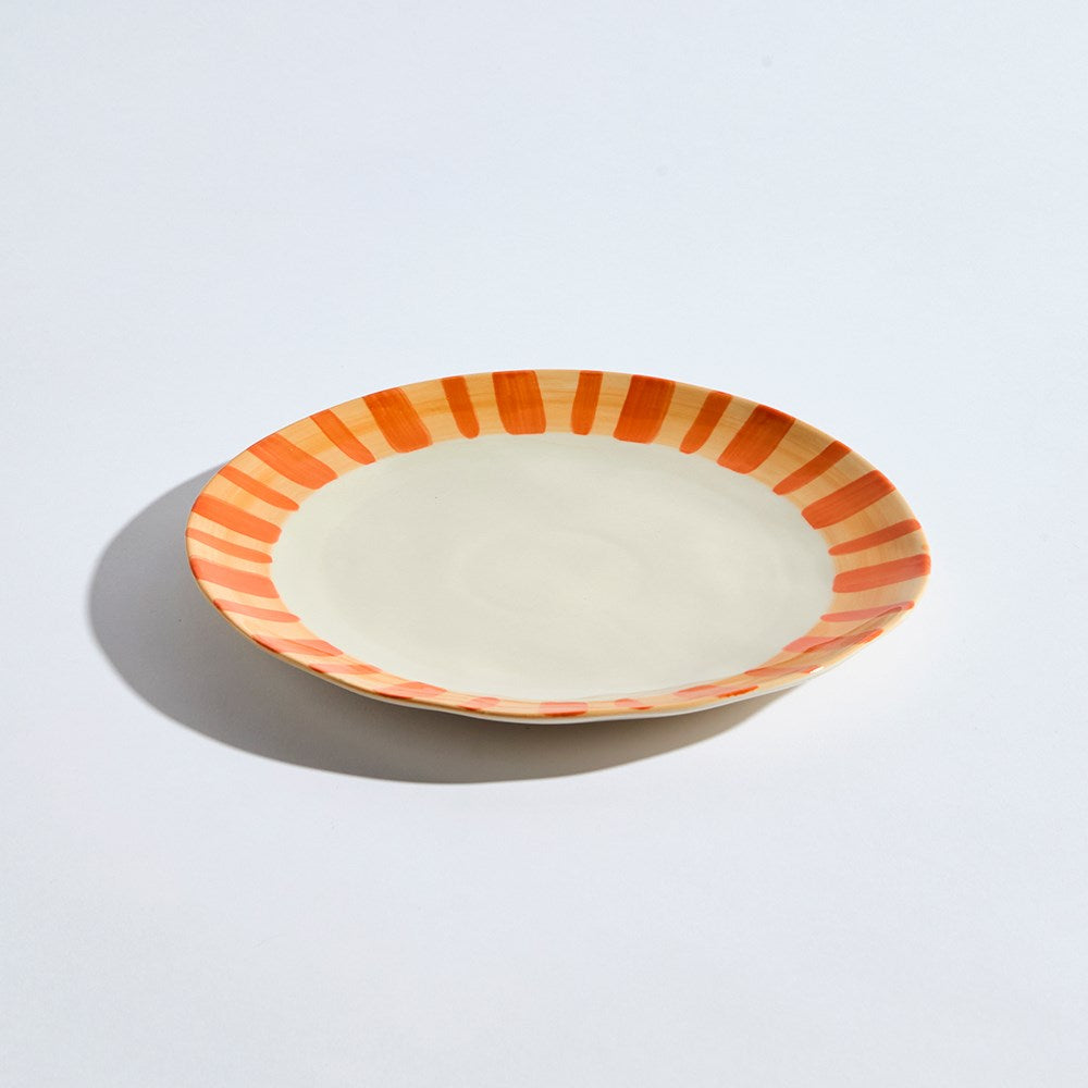 Bahama Dinner Plate Tangerine