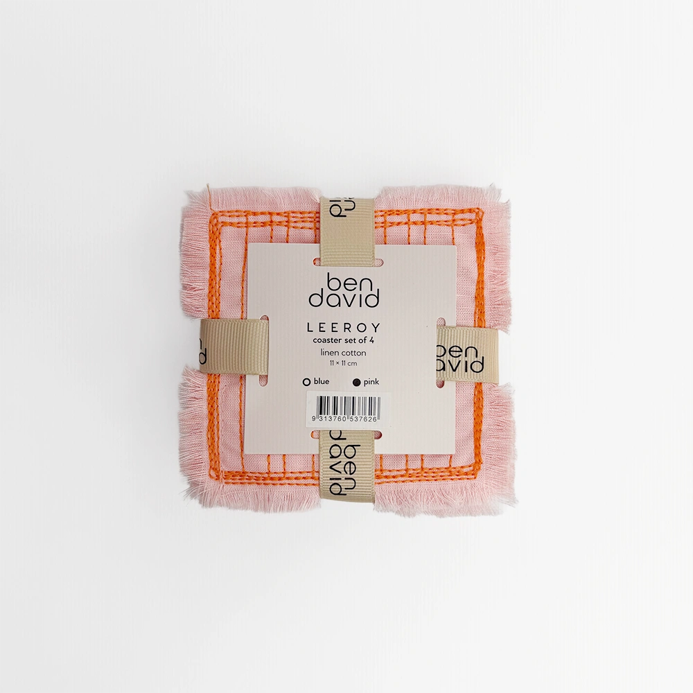 Leeroy Coaster Pink Set