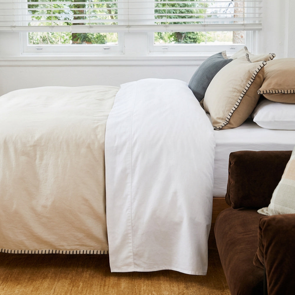 Haven White Sheet Set