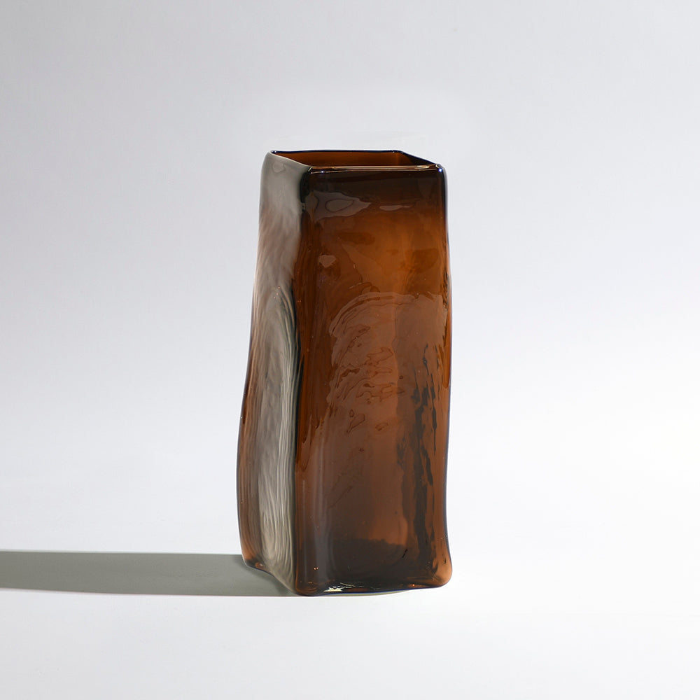 Jaffa Tall Amber Vase