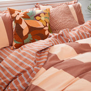 Breeze Rust Quilt Cover Set