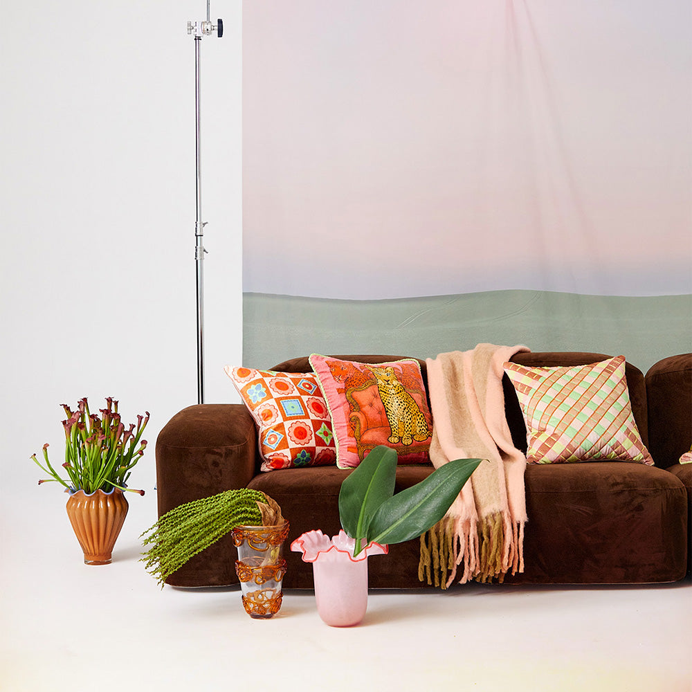 Basket Peach Cushion