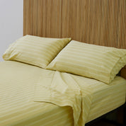 Pinstripe Lime Sheet Set