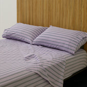 Pinstripe Lilac Sheet Set