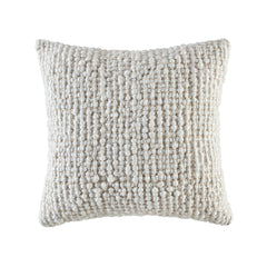 Mondo Natural Cushion, front view, neutral background, plush texture visible