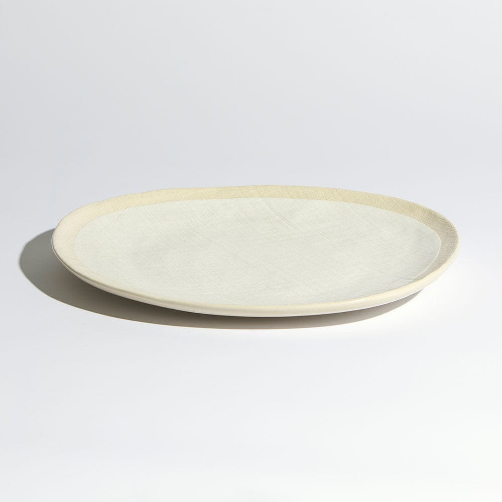 Organic Linen Plate DINNERWARE Ben David by KAS 