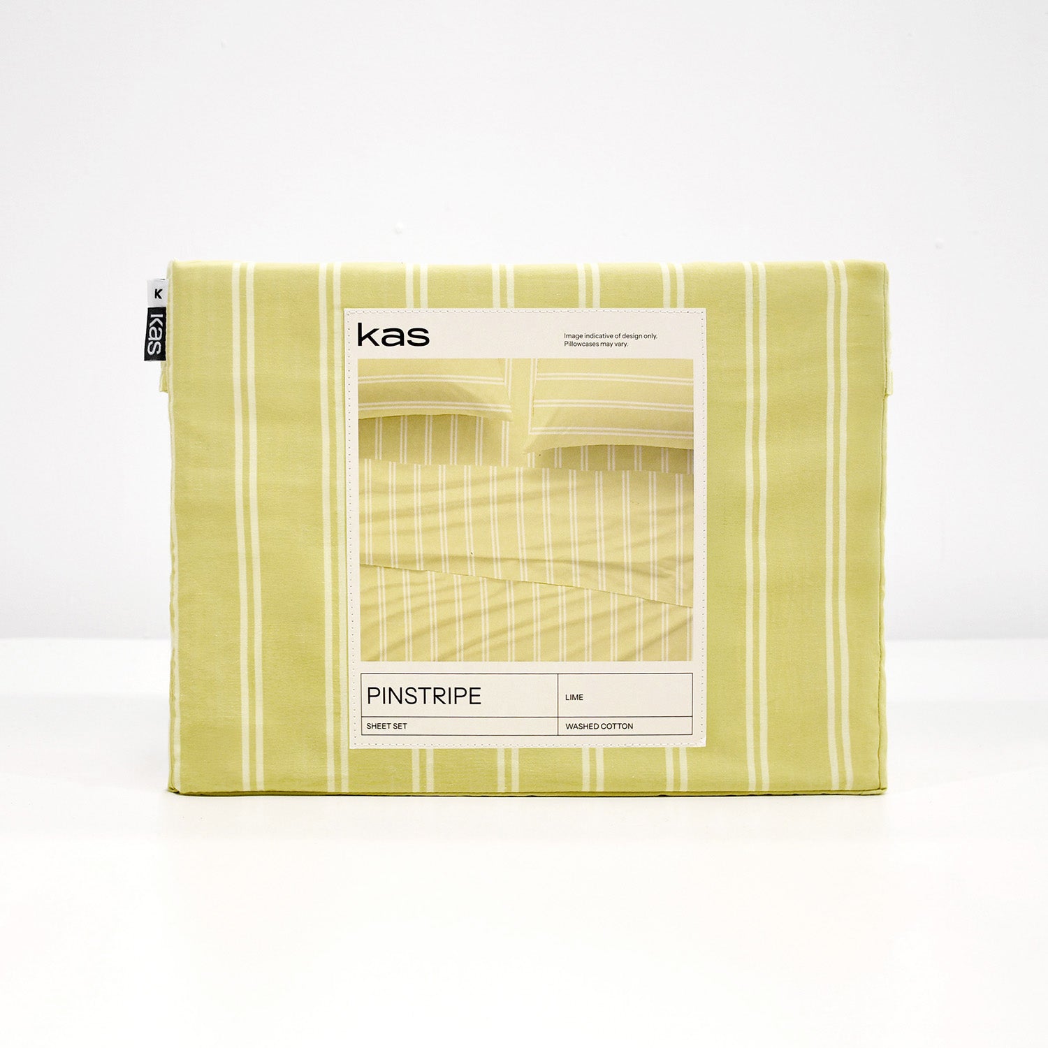 Pinstripe Lime Sheet Set