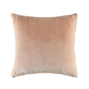 Sahara Neutral Velvet Cushion, geometric pattern on cotton slub fabric, soft texture