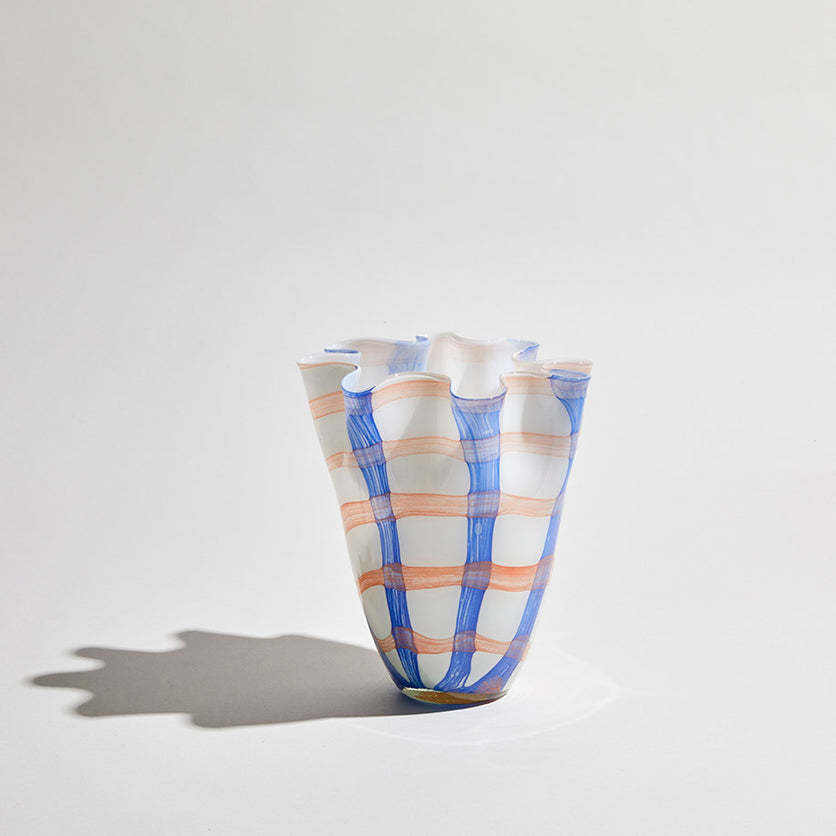 Vivid Solid Medium Glass Vase