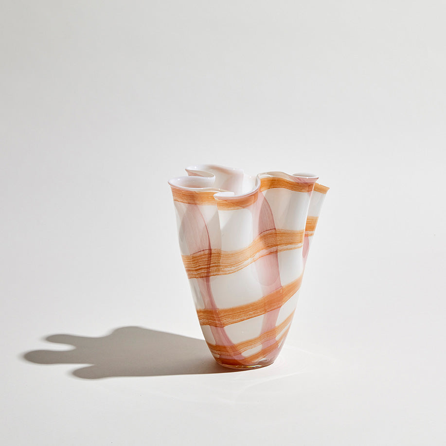 Vivid Solid Medium Glass Vase