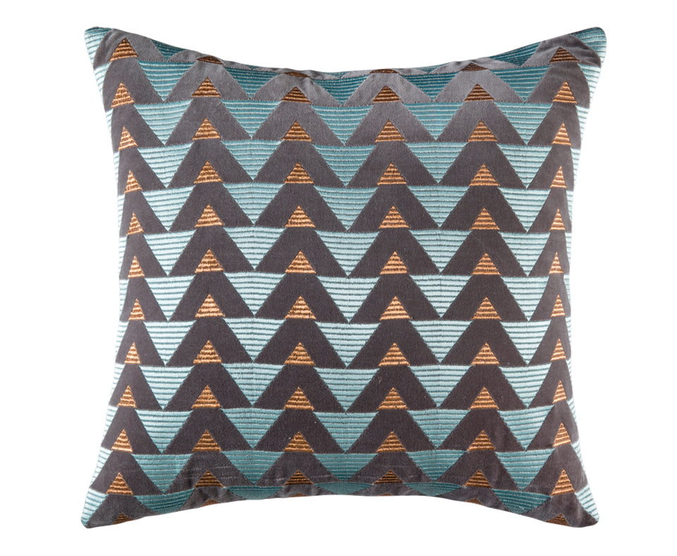 Angle Cushion CUSHION KAS AUSTRALIA Mint Square 45x45cm