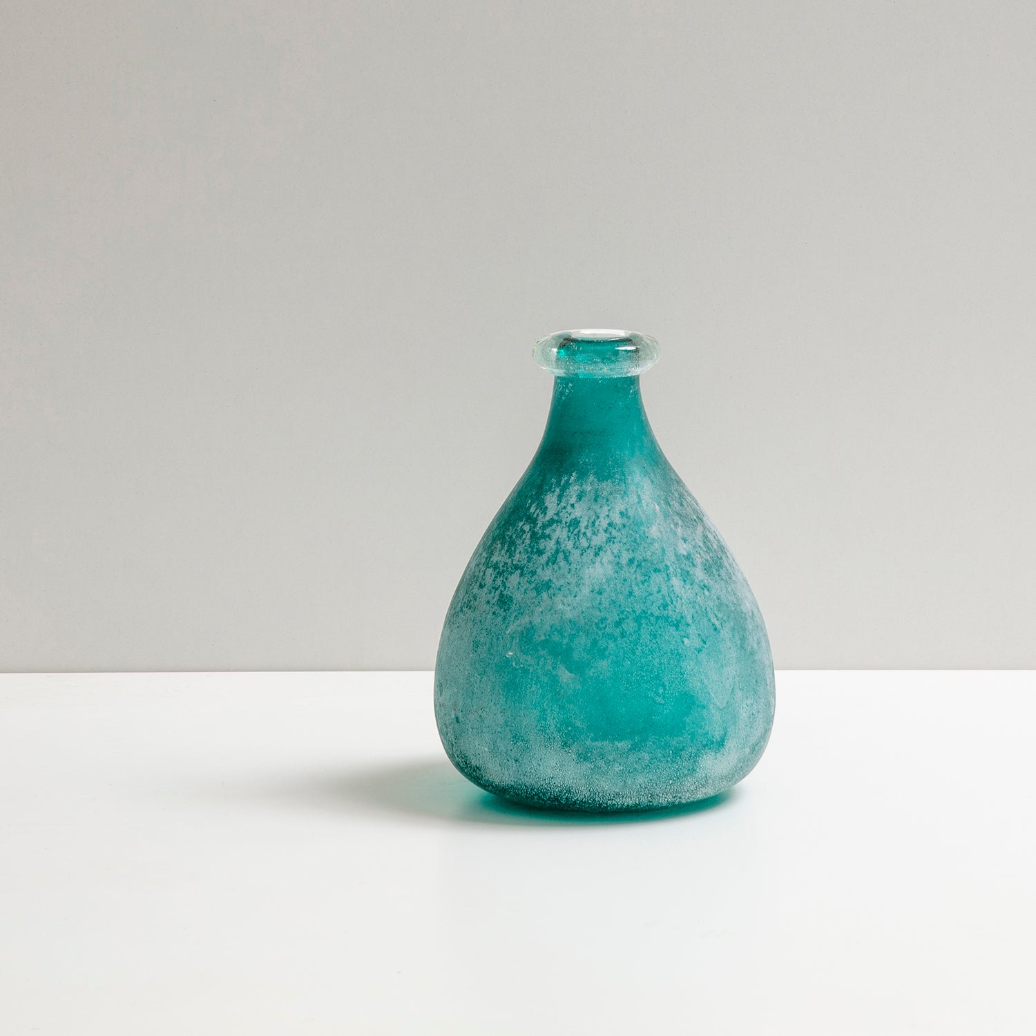 Bermuda Medium Vase DECORATOR BEN DAVID BY KAS Teal Medium 15.5x15.5x20cm