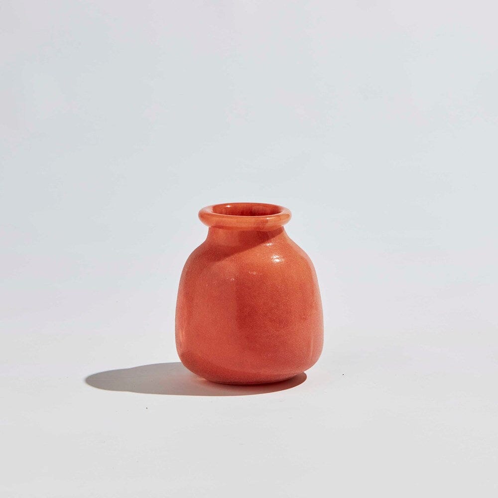 Byron Small Vase GLASS VASE Ben David by KAS Clay Small 17x17x18cm