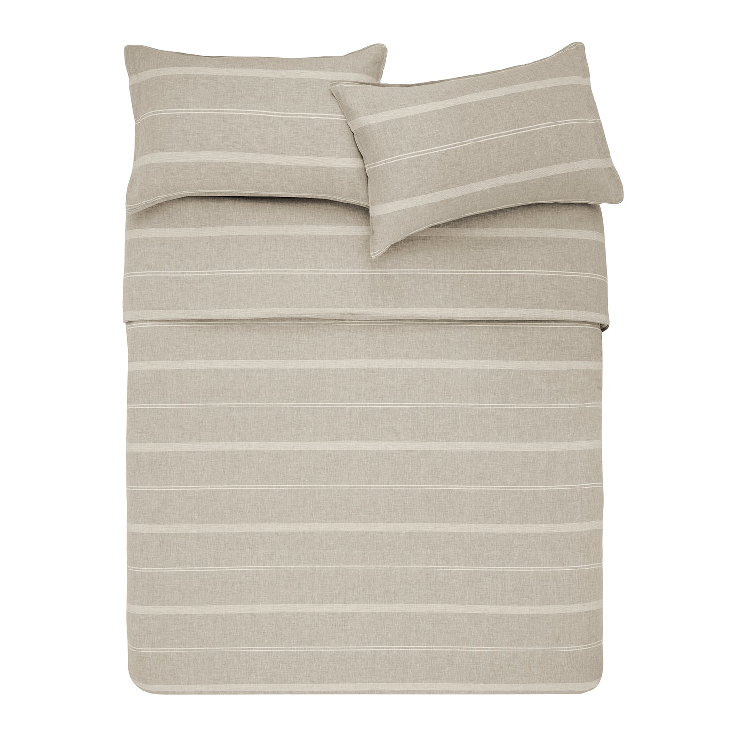 Balmoral Oatmeal Quilt Cover Set BED LINEN KAS AUSTRALIA 