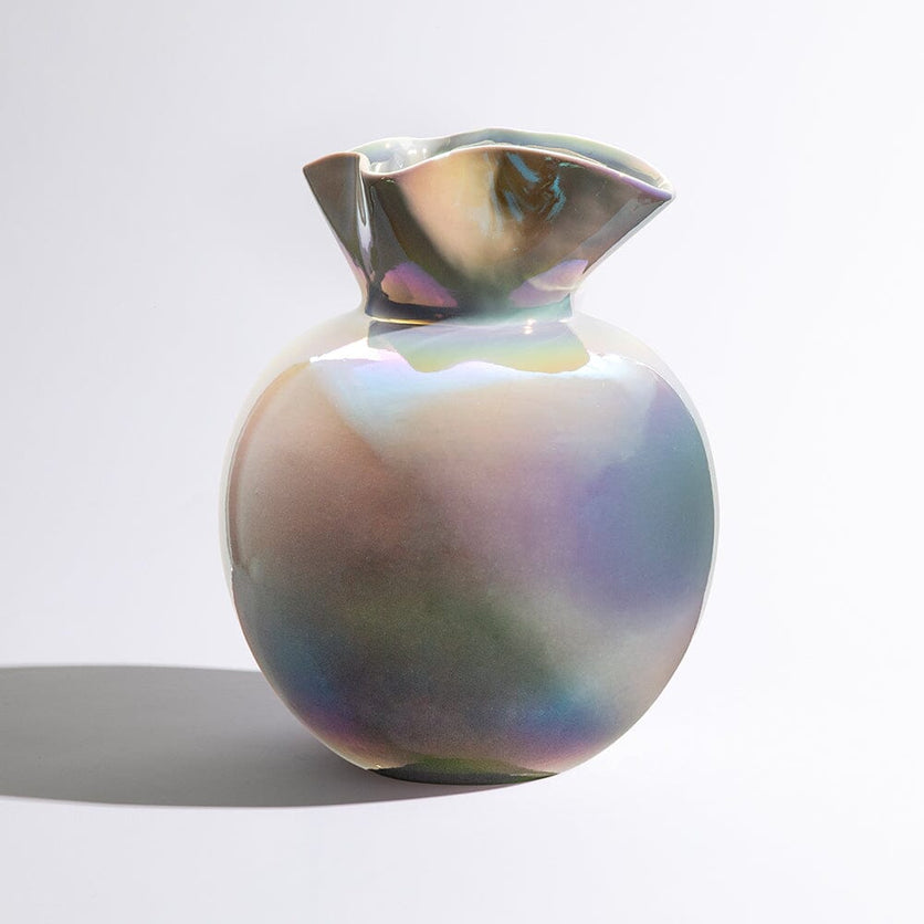 Brooklyn Vase CERAMIC VASE Ben David by KAS Lilac Pearl One size 24*24*31