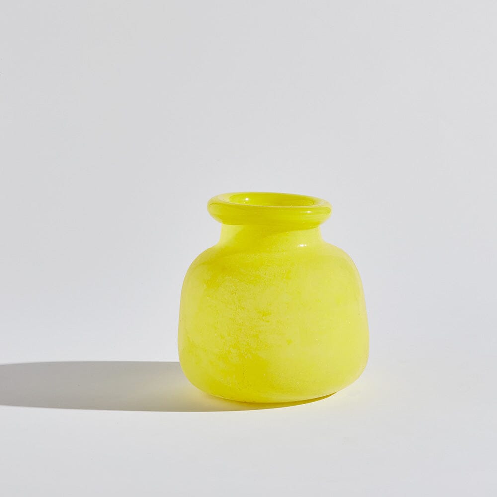 Byron Round Vase GLASS VASE Ben David by KAS Citrus Round 21x21x23cm