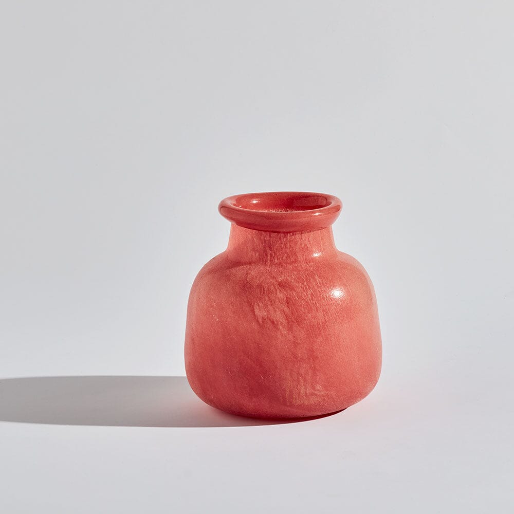 Byron Round Vase GLASS VASE Ben David by KAS Sunset Round 21x21x23cm