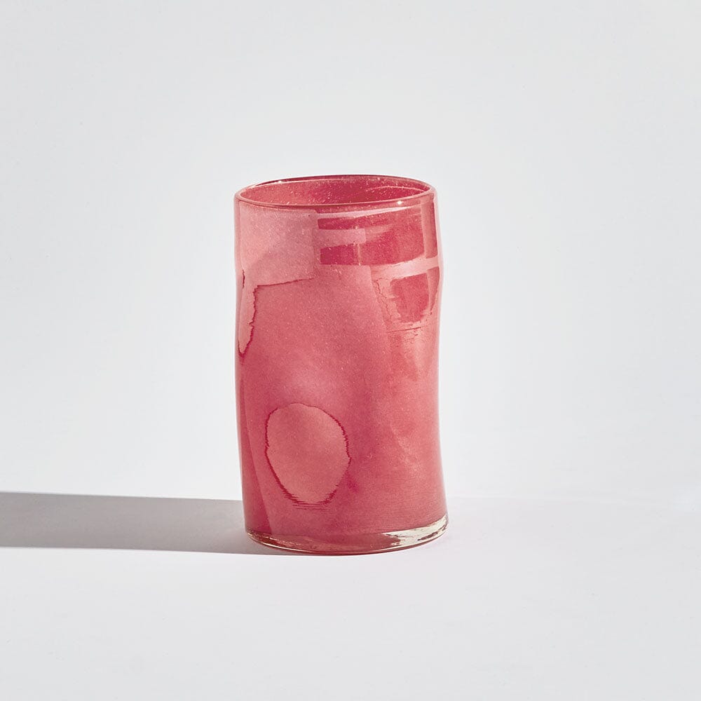 Capri Vase Medium GLASS VASE BEN DAVID BY KAS Rose Medium 12x12x20cm