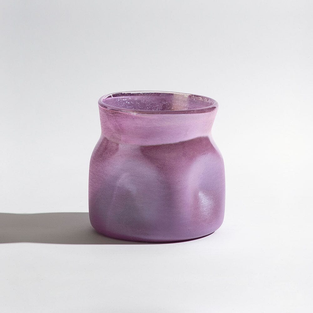 Como Vase Low GLASS VASE BEN DAVID BY KAS Orchid Low 14x14x14cm