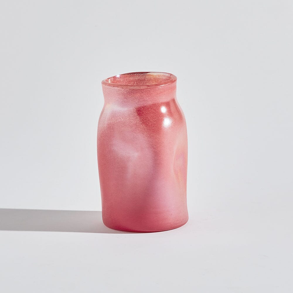 Como Vase Medium GLASS VASE BEN DAVID BY KAS Strawberry Medium 12x12x20cm