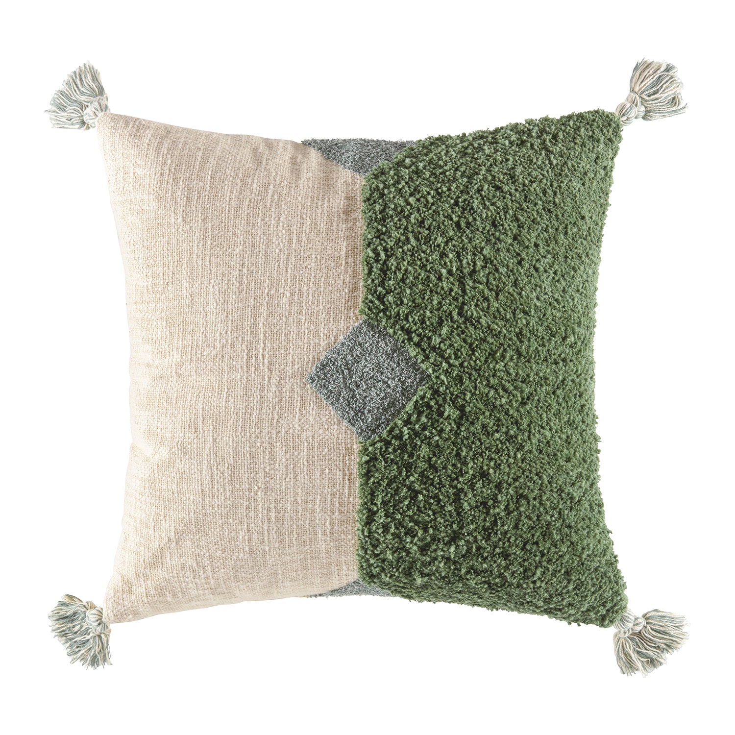 Diamo Cushion CUSHION KAS AUSTRALIA Moss Square 50x50cm