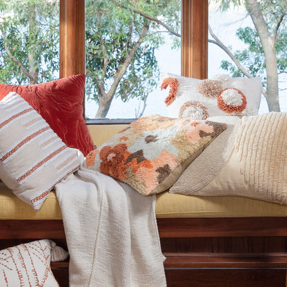Flower Cushion CUSHION KAS AUSTRALIA 