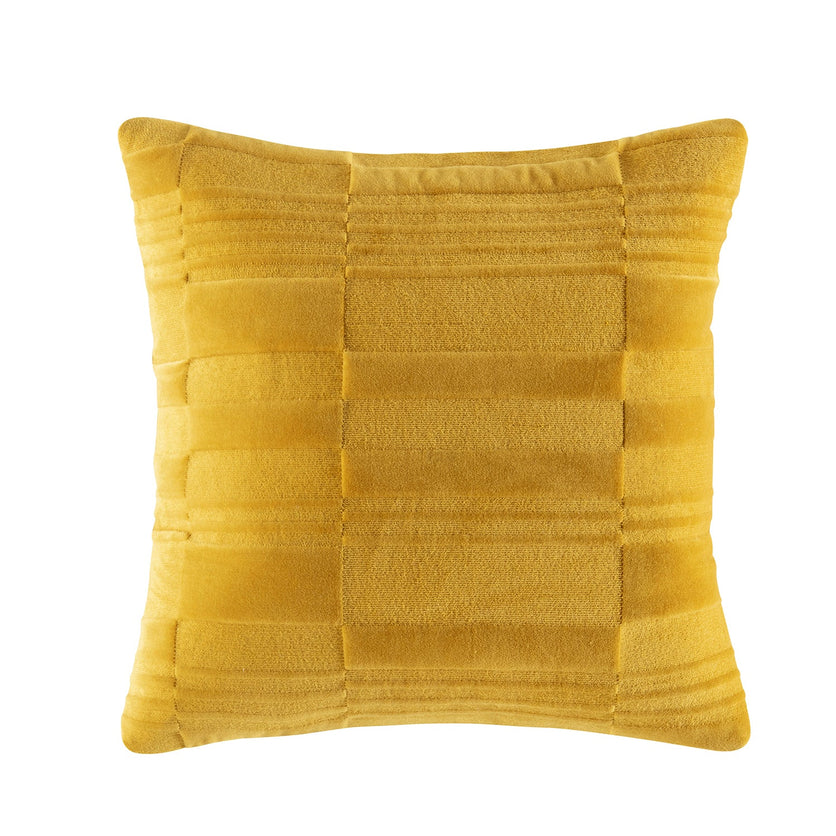 Flint Cushion Cushion KAS AUSTRALIA Mustard Square 50x50cm