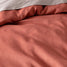 French Linen Clay Quilt Cover Set BED LINEN KAS AUSTRALIA 