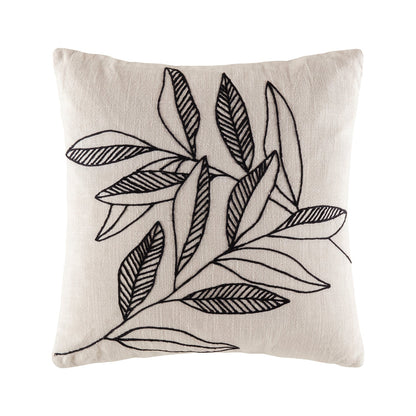 Georgie Cushion Cushion KAS AUSTRALIA Black Square 50x50cm
