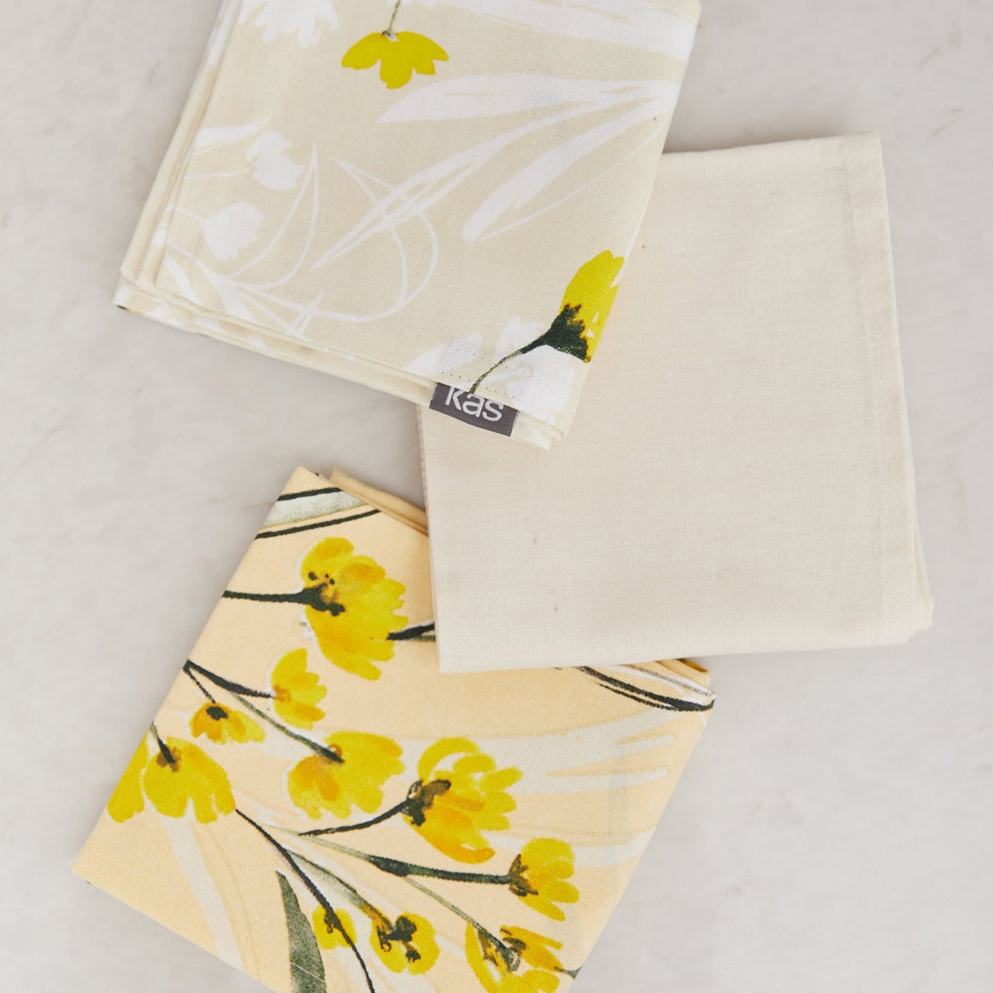 Goldie Tea Towel Tea Towel KAS AUSTRALIA Multi Set of 3 50x70cm, Set of 3