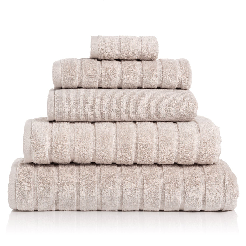 Henley Hand Towel Hand Towel KAS AUSTRALIA Nude Rectangle 40x70cm