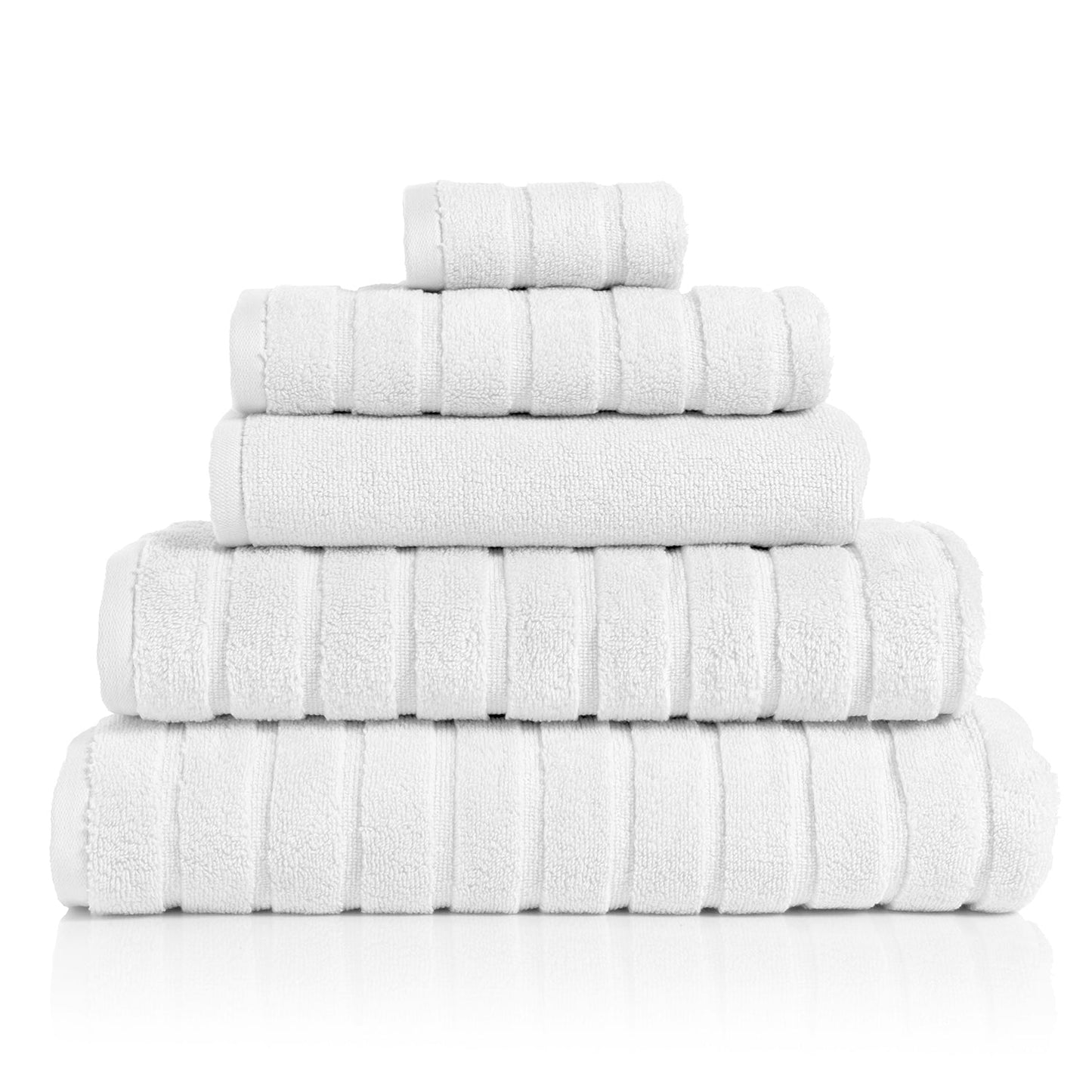 Henley Hand Towel Hand Towel KAS AUSTRALIA White Rectangle 40x70cm