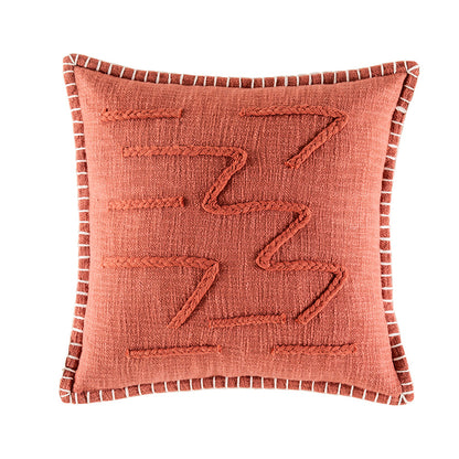 Hunter Cushion Cushion KAS AUSTRALIA Rust Square 50x50cm