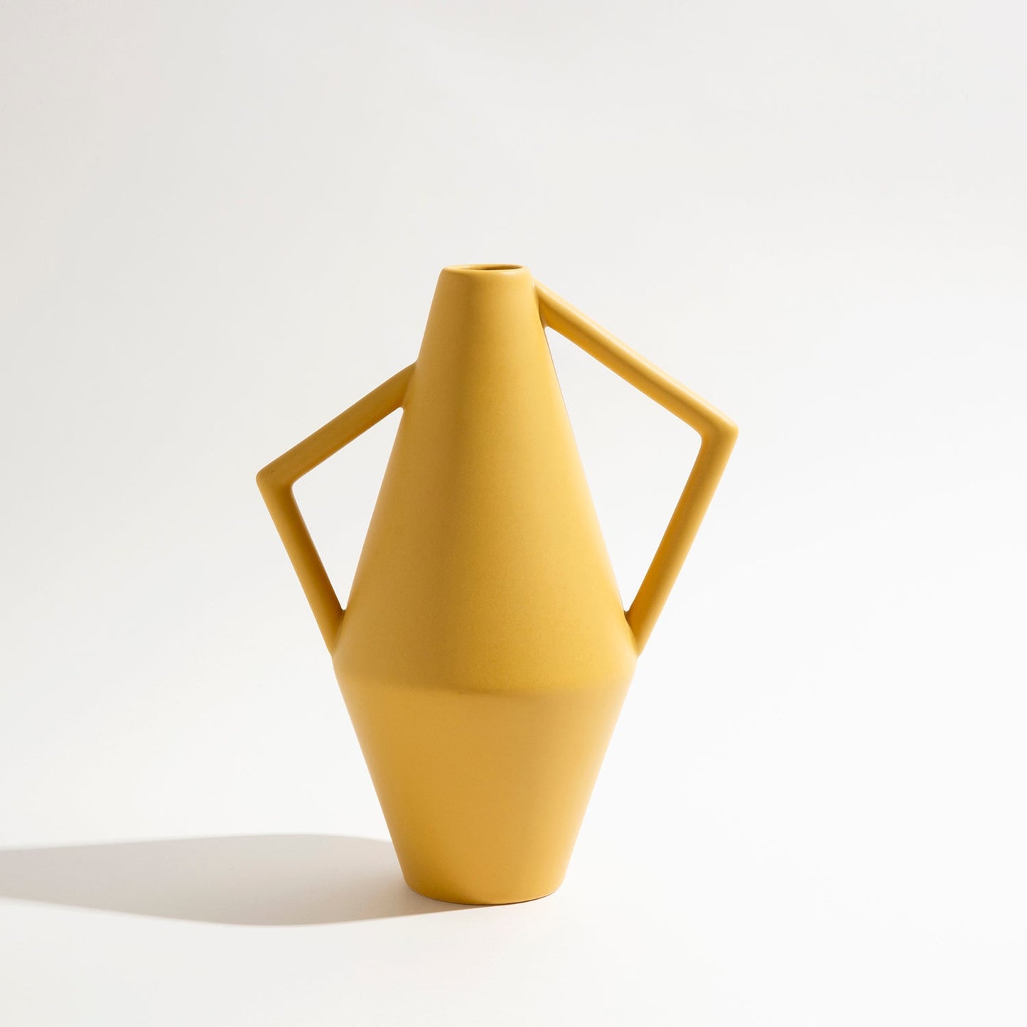 Kettle Vase DECORATOR BEN DAVID BY KAS Mustard 22.5x14.5x29.5cm 