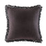 Leonie Square Cushion Cushion KAS AUSTRALIA Black Square 50x50cm