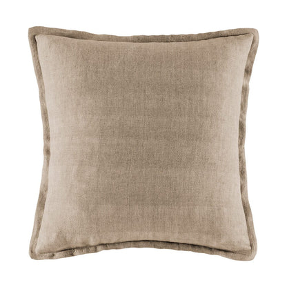 Linen Cushion CUSHION KAS AUSTRALIA Natural Square 50x50+2cm