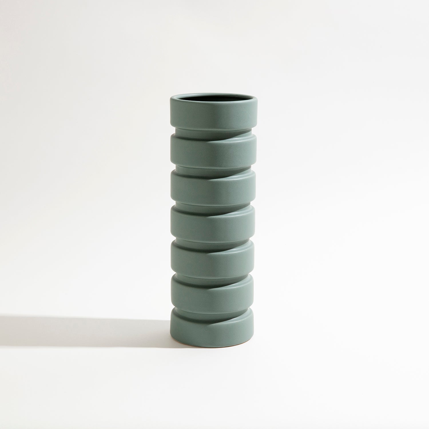 Mima Vase DECORATOR BEN DAVID BY KAS Jade One Size 12.5x12.5x32.5cm