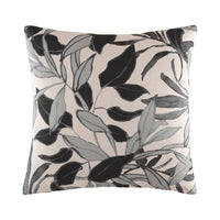 Madi Cushion Cushion KAS AUSTRALIA Black Square 50x50cm