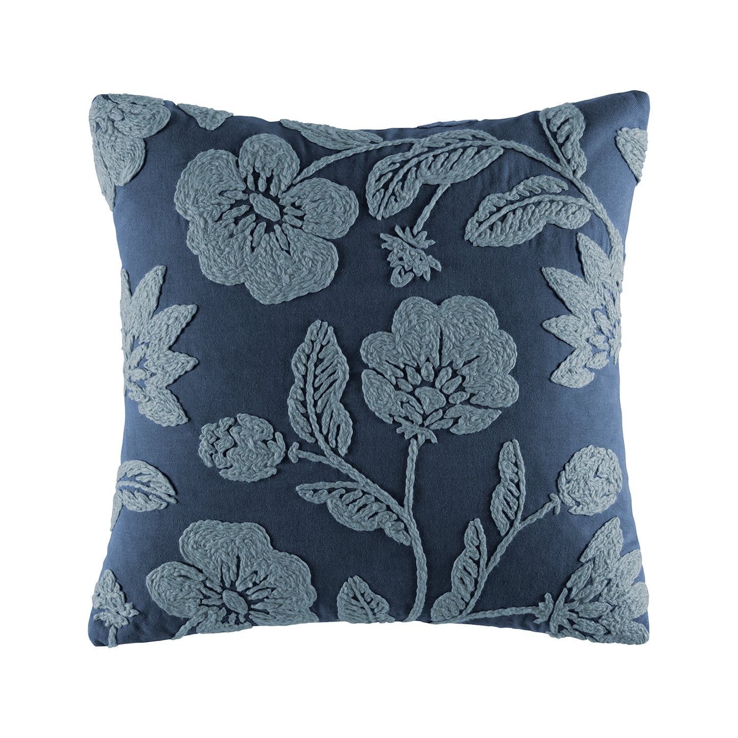 Malia Navy Cushion Cushion KAS AUSTRALIA Navy Square 50x50 cm