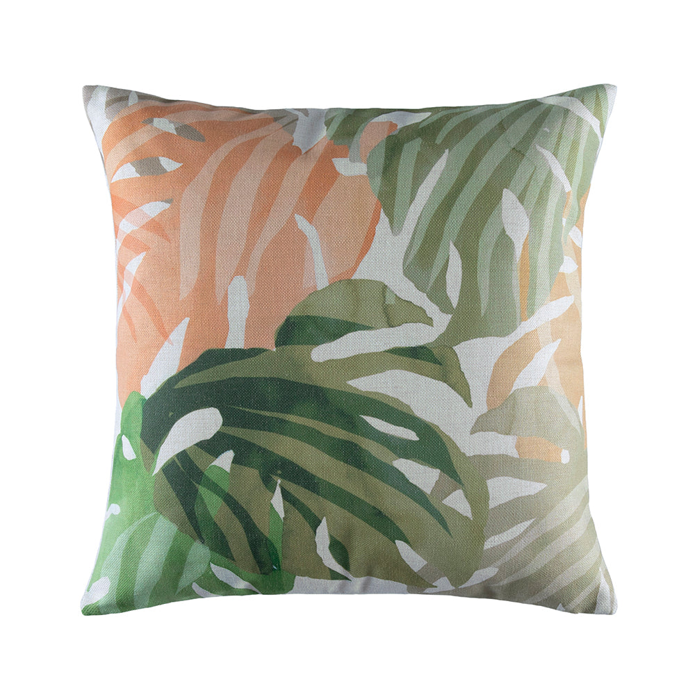 Monstera Outdoor Cushion CUSHION KAS AUSTRALIA Multi Square 50x50cm